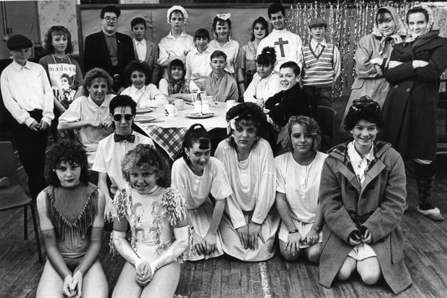 Pupils from Brinkburn Comprehensive who presented their show Happy Families in 1987. Were you among them?