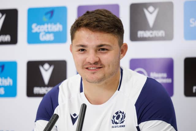 Patrick Harrison has been named on the bench for Scotland's tour match against Chile and is line to make his Test debut. (Photo by Ross Parker / SNS Group)