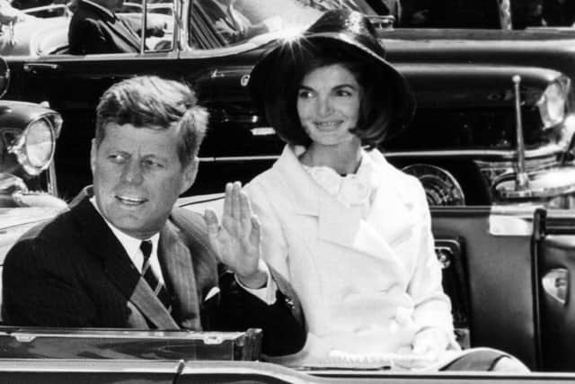 John F Kennedy, seen during a parade in Washington in 1963, is generally thought of as a competent politician despite his chaotic, unethical personal life (Picture: National Archive/Newsmakers)