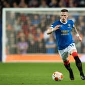 Ryan Kent is back in the Rangers squad for the Europa League trip to Brondby after missing their last 10 games with a hamstring injury. (Photo by Craig Foy / SNS Group)