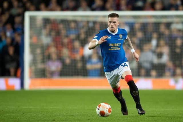 Ryan Kent is back in the Rangers squad for the Europa League trip to Brondby after missing their last 10 games with a hamstring injury. (Photo by Craig Foy / SNS Group)