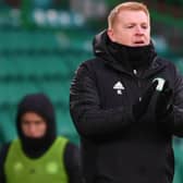 Neil Lennon during Celtic's 2-1 win over Motherwell. (Photo by Ross MacDonald / SNS Group)