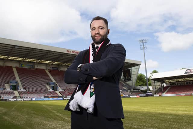 Former Dundee manager James McPake  is unveiled at Dunfermline Athletic. "I'm refreshed," he said.