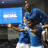 Rangers' duo Alfredo Morelos and Joe Aribo have reported transfer interest. (Photo by Alan Harvey / SNS Group)