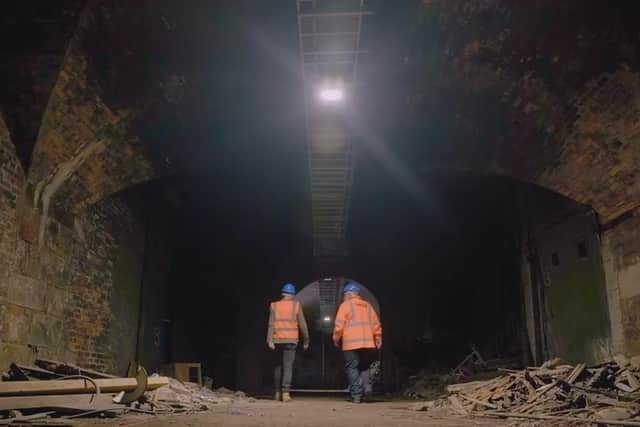 The vaults under Waverley Station. Picture: BrownBob/The Architecture The Railways Built is Tuesdays 8pm on Yesterday and UKTV Play