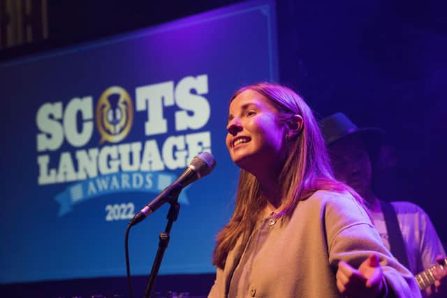 Singer Beth Malcolm performed at the Scots Language Awards at the weekend (Picture: Alan Richardson)