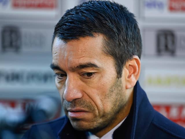 Rangers have decided to sack manager Giovanni van Bronckhorst. (Photo by Rob Casey / SNS Group)