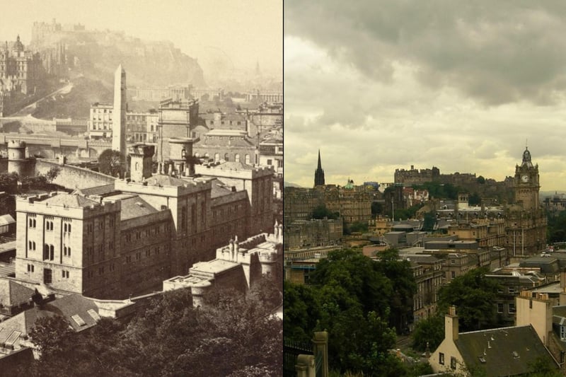 Calton Hill is one of Edinburgh's most famous landmarks for its collection of historical architecture, one being the National Monument which is inspired by the Parthenon in Athens.