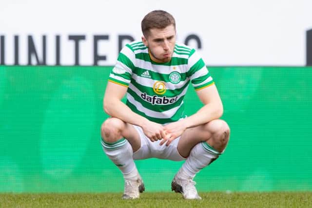 Celtic's Jonjoe Kenny during a Scottish Premiership match against Dundee United. (Photo by Craig Williamson / SNS Group)