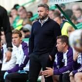 Hibs manager Lee Johnson faced calls to be sacked from supporters after the 3-2 home defeat to Livingston. (Photo by Simon Wootton / SNS Group)