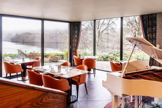 The Brasserie with water views, Fonab Castle Hotel, Pitlochry. Pic: Contributed