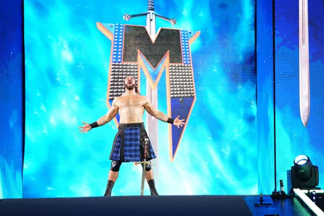 Drew McIntyre has enjoyed success without crowds, just like his football team Rangers - and now is determined both can enjoy success with an audience. Picture: WWE