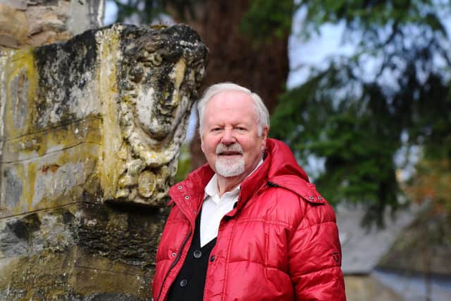 Athole Still, pictured at Auchanross House, Strathtay, is still working at 87.  Picture: Michael Gillen
