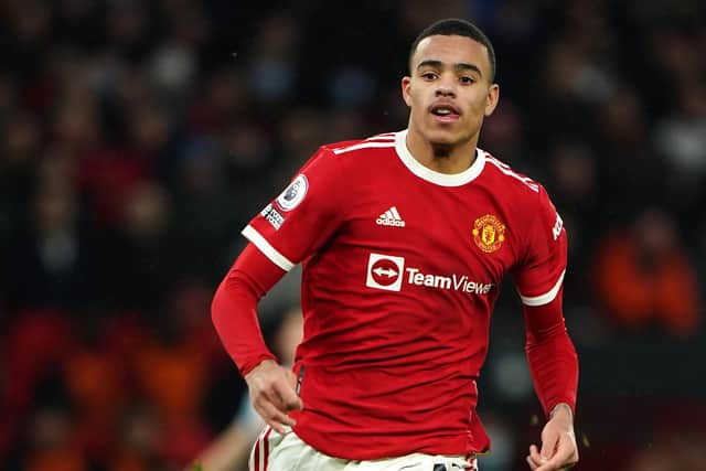 Mason Greenwood who will not return to training or play matches until further notice, Manchester United have said in a statement.