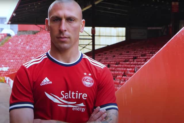Scott Brown helps launch Aberdeen's new home strip