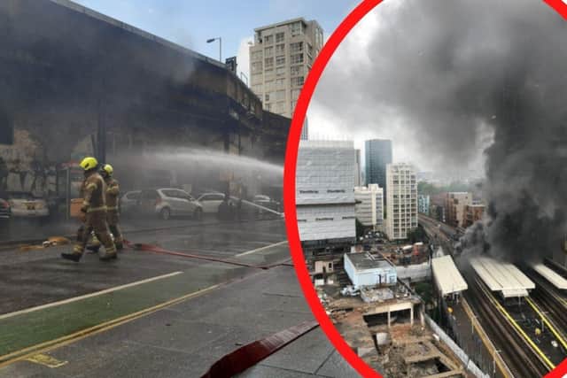 The London Fire Brigade said the fire is now under control.
