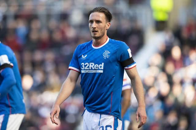 Rangers' Ben Davies is battling a knock picked up against Liverpool.