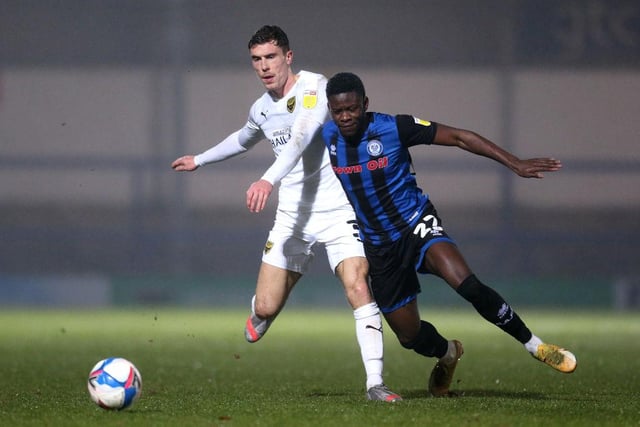 Rochdale starlet Baah is attracting all sorts of attention, with a number of European giants credited with an interest. Bayern Munch, Manchester City, and Juventus are all said to be keen, but Rangers are understood to be keeping tabs too. (Photo by Lewis Storey/Getty Images)