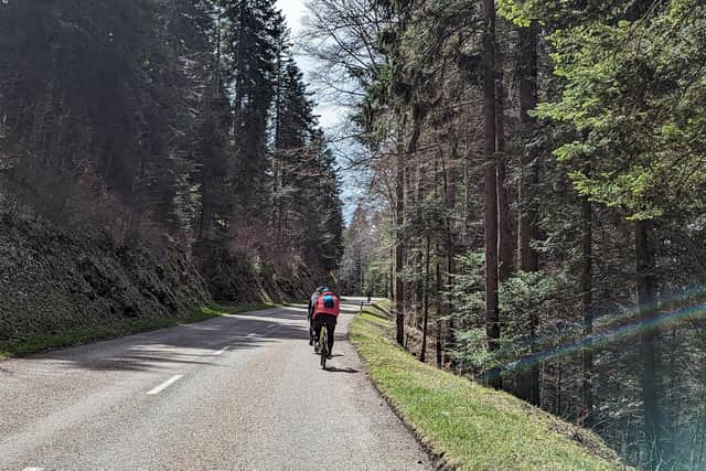 Leaving the Vallée des Ponts, Switzerland. Pic: Kirsten Henton