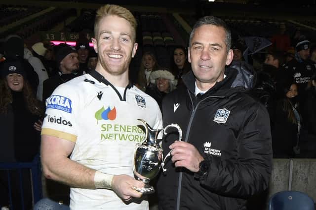 Kyle Steyn credits head coach Franco Smith with instilling belief and direction in Glasgow Warriors. (Picture: Ross MacDonald / SNS Group)
