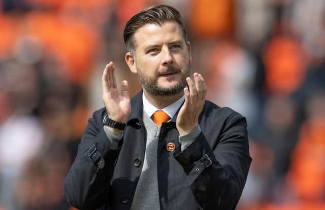 Thomas Courts, manager of Dundee United. (Photo by Steve Welsh/Getty Images)