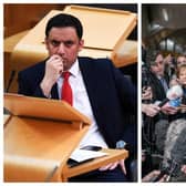 Scottish Labour leader Anas Sarwar and First Minister Humza Yousaf. Image: Press Association.