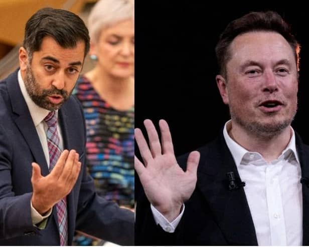 Humza Yousaf has now responded to the initial tweet from X chief executive Elon Musk
