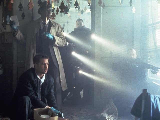 Starring Morgan Freeman and Brad Pitt, Se7en is a classic thriller horror that has just one jump scare, but will still keep you on the edge of your seat.
