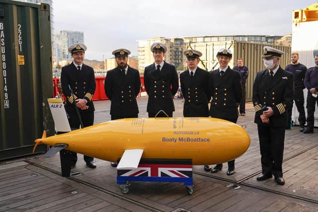 The UK's new polar research ship is making its London debut in Greenwich in support of the UK Presidency of COP26 ahead of her first mission to Antartica. Photo: AP Photo/Alberto Pezzali.