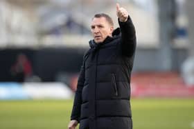 Celtic manager Brendan Rodgers will bid to avoid a third defeat to Kilmarnock this season this weekend. (Photo by Alan Harvey / SNS Group)