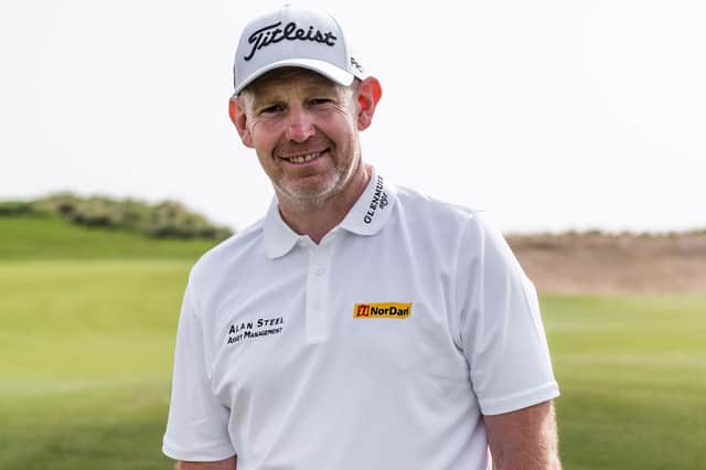 Stephen Gallacher, who has signed a deal to wear Glenmuir clothing this year, is making his 22nd appearance in the Dubai Desert Classic this week.