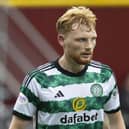 Liam Scales helped Celtic record a dramatic 2-1 win over Motherwell.