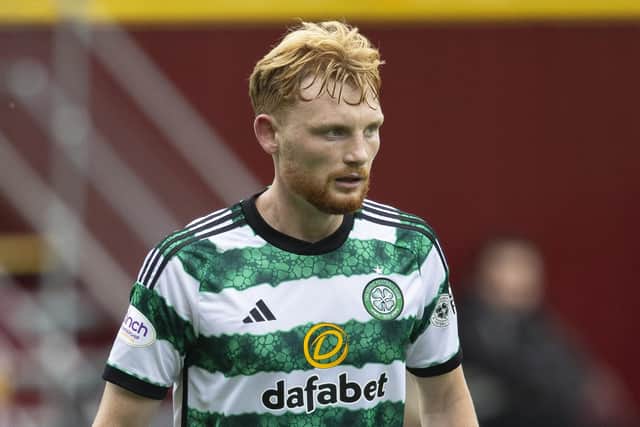 Liam Scales helped Celtic record a dramatic 2-1 win over Motherwell.