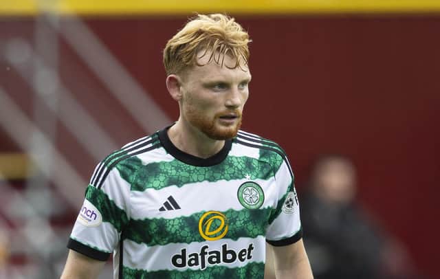 Liam Scales helped Celtic record a dramatic 2-1 win over Motherwell.