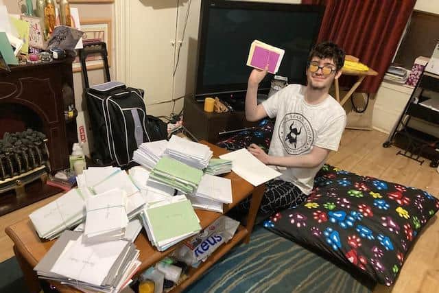 Paddy Joyce, 17, from Glasgow, began writing to healthcare staff in mid-January.