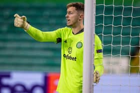 Neil Lennon sees "similarities" between young Celtic goalkeeper Conor Hazard and the club's former no.1 Craig Gordon. (Photo by Alan Harvey / SNS Group)