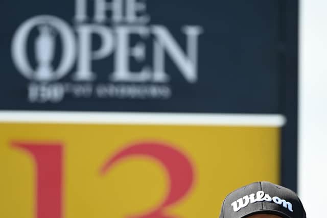 David Law during third round of the 150th Open at St Andrews. Picture: Tom Russo.