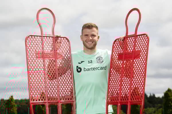 Chris Cadden is looking forward to Hibs' first competitive match under Lee Johnson against Clyde in the Premier Sports Cup. (Photo by Craig Foy / SNS Group)