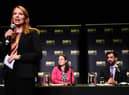 Ash Regan, left, Kate Forbes and Humza Yousaf are vying to be the next SNP leader (Picture: Andy Buchanan/pool/AFP via Getty Images)