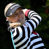 Charley Hull in action during the KIA Classic at Aviara Golf Club in Carlsbad, California, last week. Picture: Donald Miralle/Getty Images.