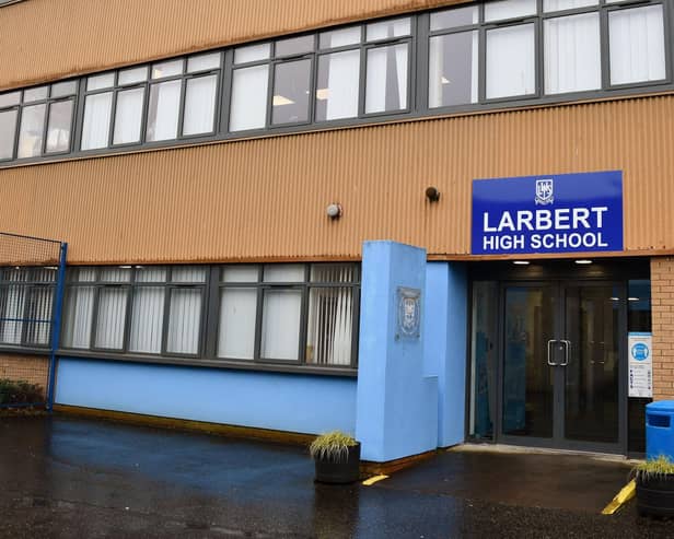 Larbert High is amongst the schools in the first tranche moving into full council ownership. Pic: Michael Gillen