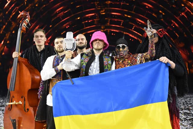 Kalush Orchestra of Ukraine won the Eurovision Song Contest last year. The 2023 final will be held in Liverpool on May 13. Photo: Getty Images