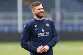 Luke Crosbie has recovered from the shoulder injury sustained on Scotland duty and is set to return for Edinburgh against Bayonne. (Photo by Ross Parker / SNS Group)