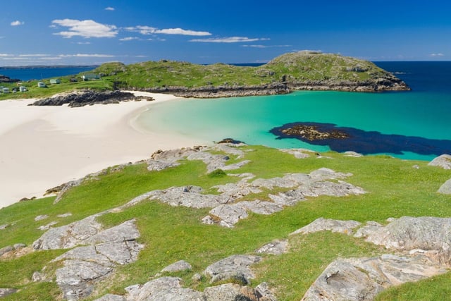 SItting on the coast of the community-owned lands of the Assynt Foundation, an hour north of Ullapool, if you visit Vestey’s Beach and Achmelvich Sands on a sunny day you could be forgiven for thinking you were in the Caribbean - such is the perfect mix of white sand and inviting turquoise water.