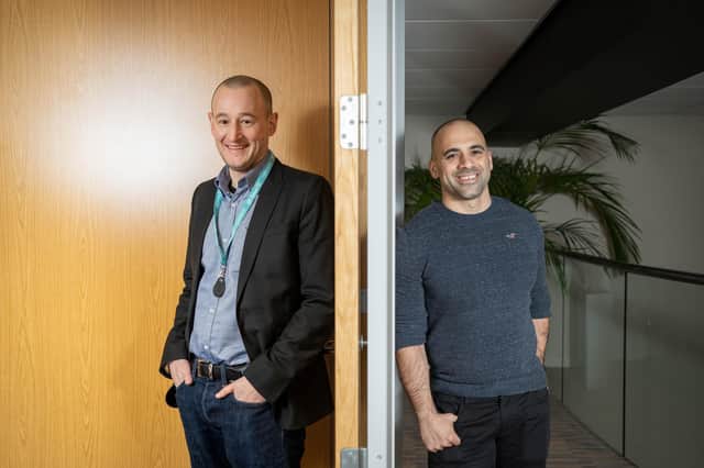 Mark Rushton (left) and Arrash Nekonam are bringing their Aberdeen businesses together in a move which will see them target a £3.5m turnover this year