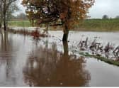Picture via Angus Council showing the extent of the flooding. Some pump stations to remove surface water did not start automatically according to the council