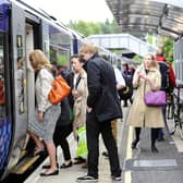 The app would automatically deduct the cost of the journey at the arrival station. (Photo by Michael Gillen/Falkirk Herald)