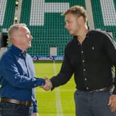 FC Edinburgh chairman Jim Brown and Hibernian chief executive Ben Kensell shook hands on new partnership earlier this week.