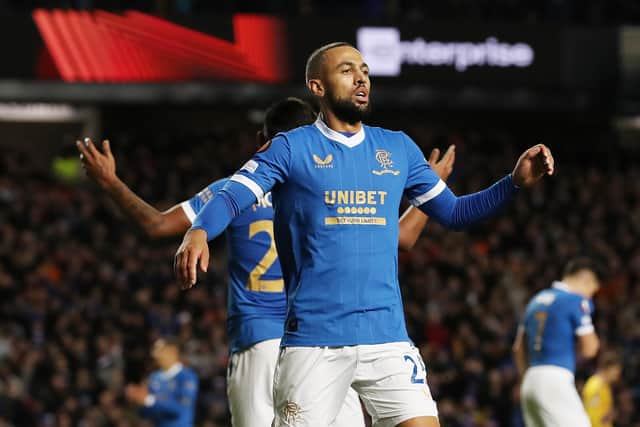 Kemar Roofe made his return from injury for Rangers as a second half substitute in their Scottish Cup win over Stirling Albion at Ibrox last Friday. (Photo by Ian MacNicol/Getty Images)