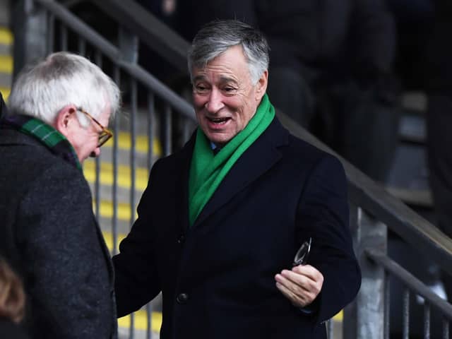Hibs owner Ron Gordon praised the club's fans. Picture: SNS